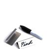 Stainless steel nameplates erasable