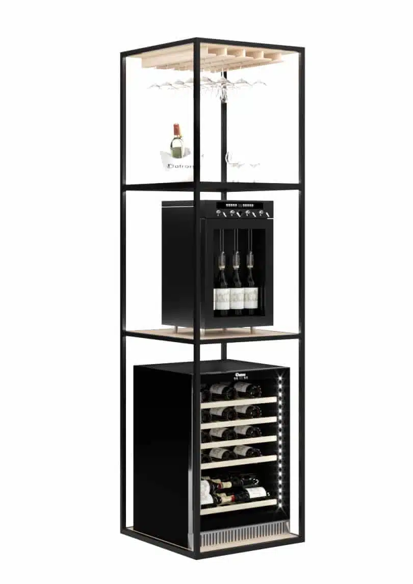 Custom shelving unit for large Wine Coolers