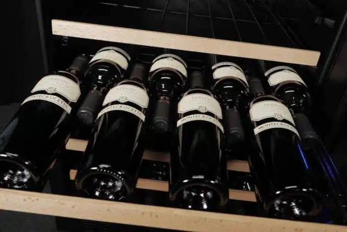 Double Temperature Wine Fridge 46 bottles Luxury Line, compressor