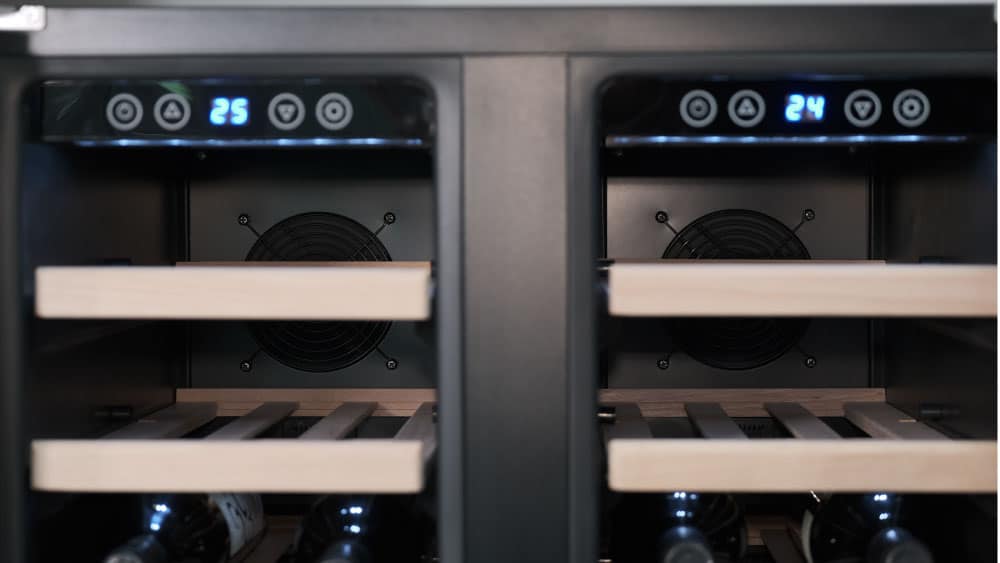 Weinkühlschrank 40 Flaschen 2 Temperaturzonen