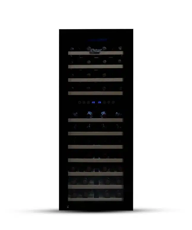 datron_club_cantinetta_frigo_vino_73_bottiglie_design_doppia_temperatura_libera_installazione_wncjc200bfg-fronte